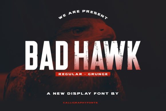 Bad Hawk Font for High-Impact Campaign Design
