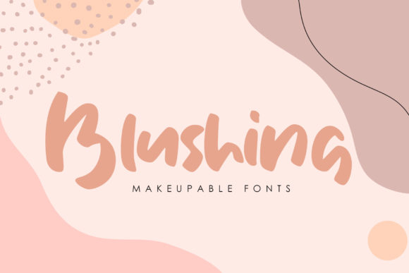 Blushing Font for Modern Editorial Design