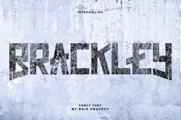 Brackley Font: A Bold Display Typeface for Editorial Design