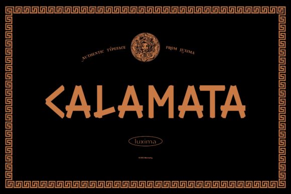 Calamata Font: A Playful Display Typeface for Creative Branding