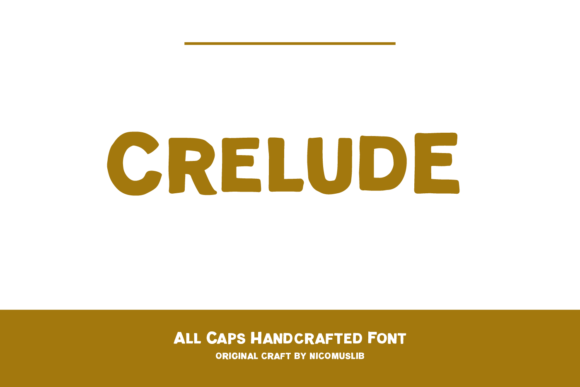 Crelude Font: A Vintage Styled Display Typeface for Memorable Branding