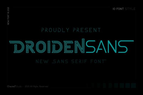 Droidensans Font: Elevate Your Brand with a Futuristic Touch