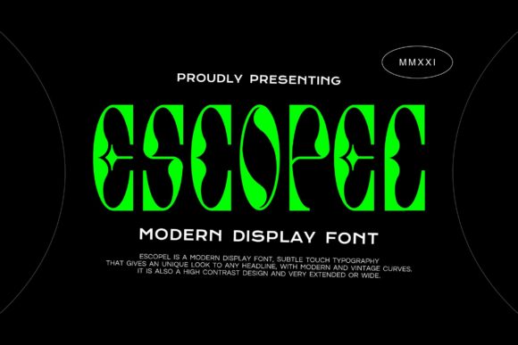 Escopel Font for Editorial Design and Creative Publishing