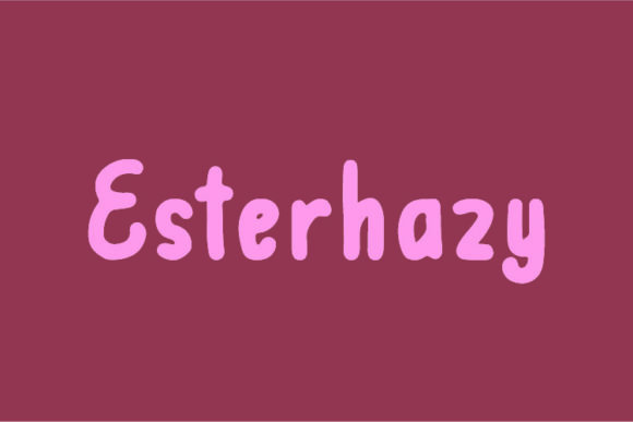 Esterhazy: The Clean Display Font for Polished Brand Identity