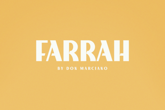 Farrah Font: A Bold Display Typeface for Memorable Campaigns