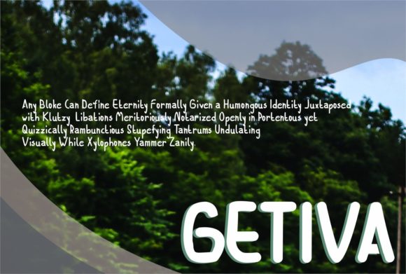 Getiva Typeface Review: A Clean Display Font for Modern Branding