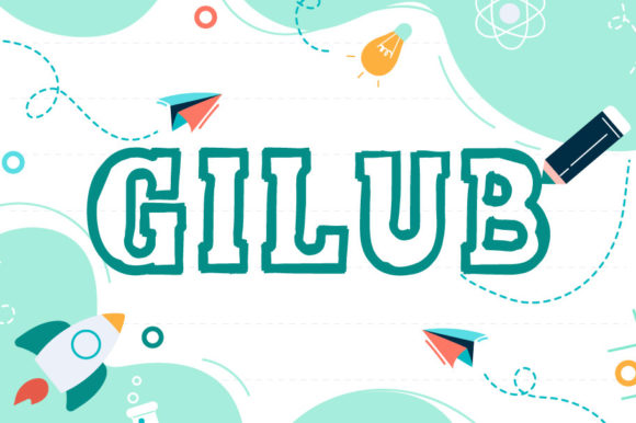 Gilub Font: A Bold Display Typeface for Creative Branding