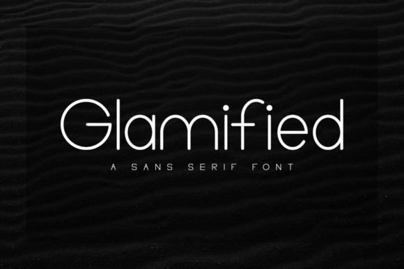 Glamified Display Font for Small Business Branding