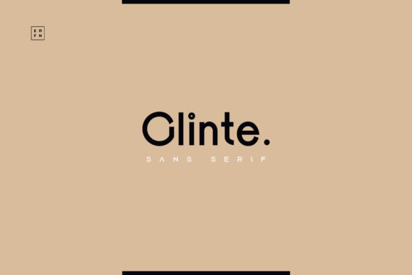 Glinte: A Modern Display Font for Digital Design