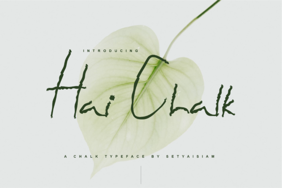 Hai Chalk: A Unique Display Font for Creative Projects