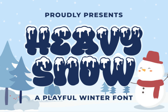 Heavy Snow Font: Bold Typography for Digital Designers