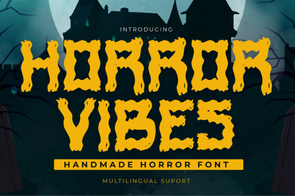 Horror Vibes Font: A Dark Display Typeface for Bold Visual Impact