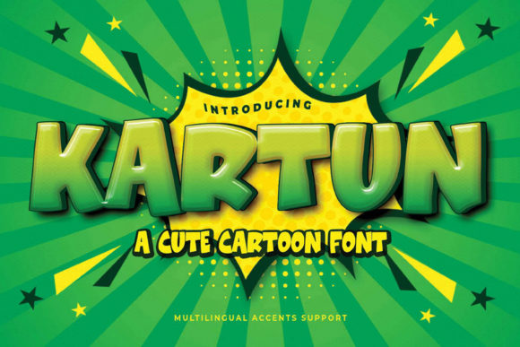 Kartun Font: A Friendly Display Type for Creative Projects