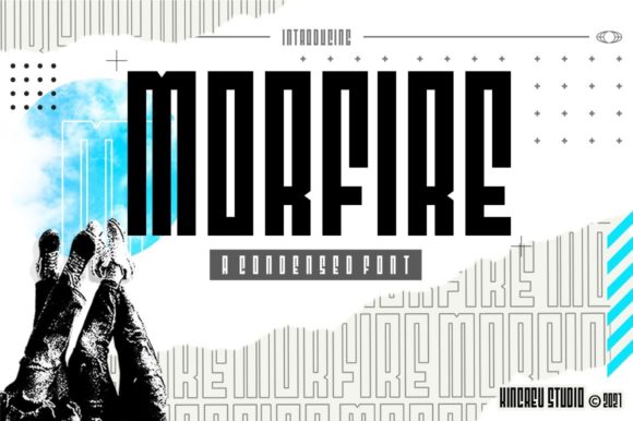 Morfire: A Modern Display Font for Editorial Design