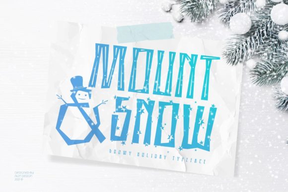 Mount and Snow Font for Modern Web Design Projects