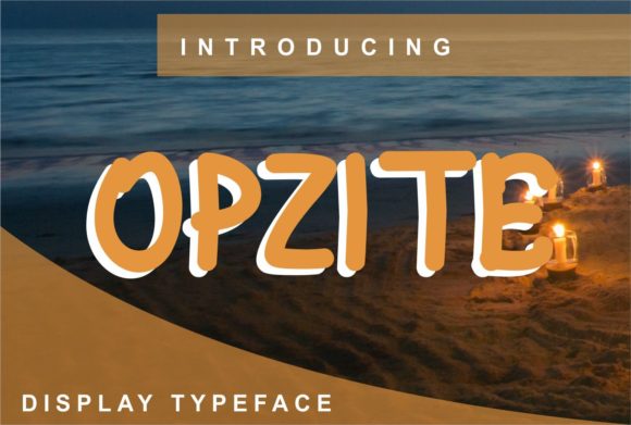Opzite Display Font for High-Impact Campaign Visuals