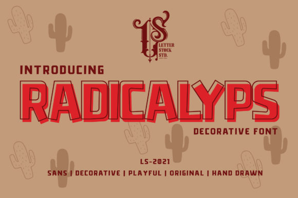Radicalyps Display Font for Editorial Design and Creative Typography