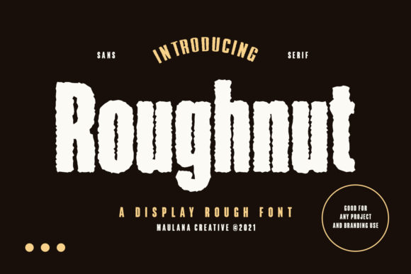 Roughnut Display Font for Bold Branding and Creative Campaigns