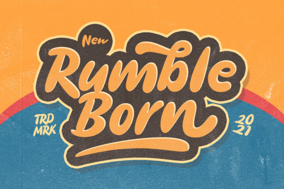 Rumble Born Font: Retro Boldness for Modern Web Design