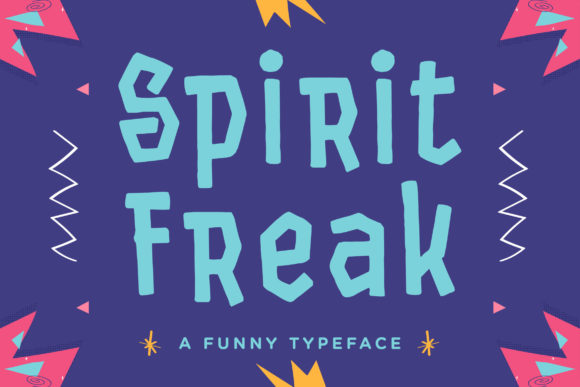 Spirit Freak Font for Bold Display Typography