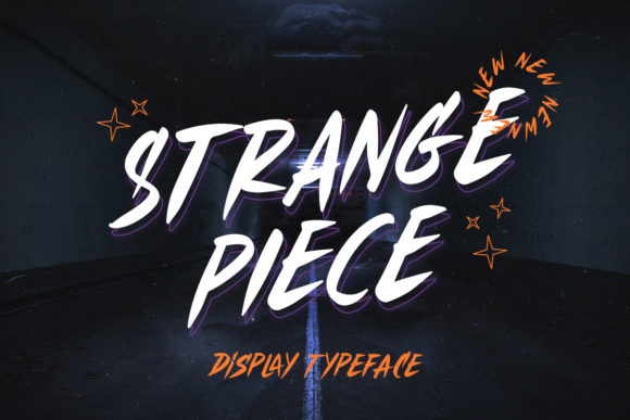 Strange Piece Font for Modern Editorial Design