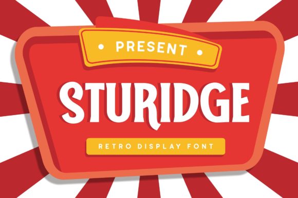 Sturidge Font: A Bold Display Typeface for Digital Branding