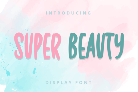 Super Beauty Font for Editorial Design and Creative Typography