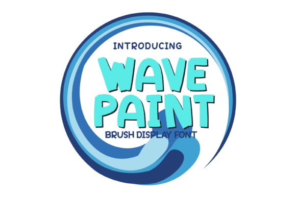 Wave Paint: A Creative Font for Bold Design Statements