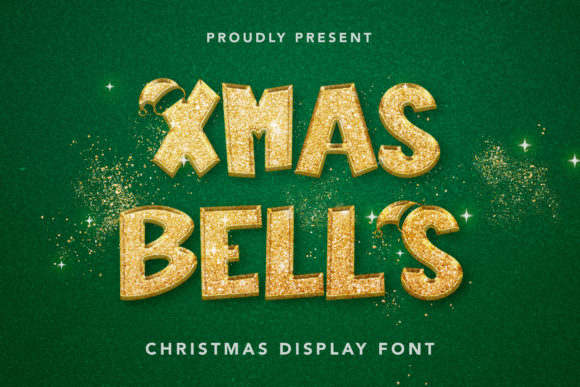 Xmas Bells Font for Festive and Playful Design Projects