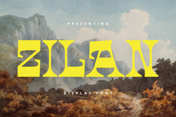 Zilan Display Font for Bold Web Typography